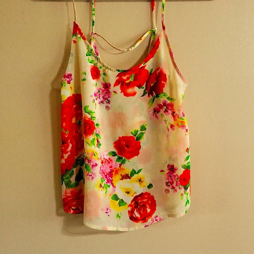 Lush Sheer Tank Top size S